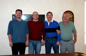 Fulcher Boys - Tim, Tom, Mike (KC7V), Dad (KE6SE)